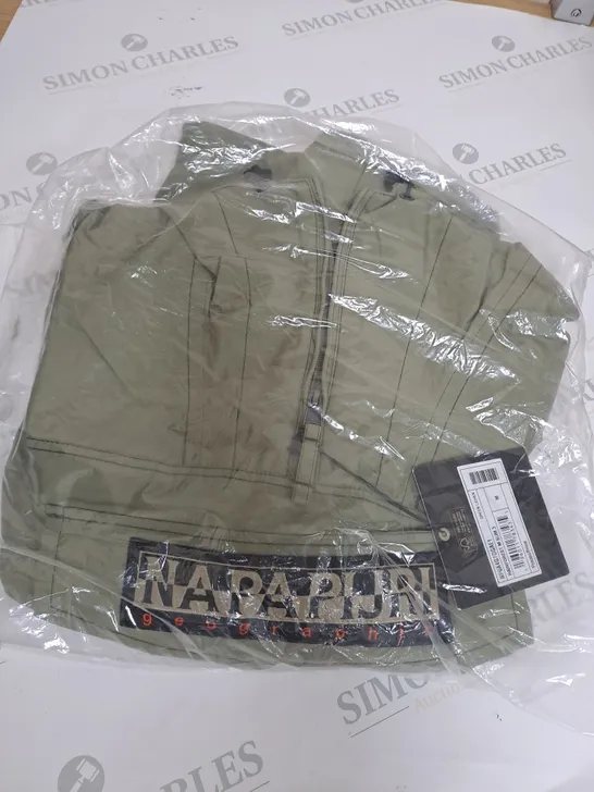 NAPAPIJRI RAINFOREST GREEN JACKET SIZE M