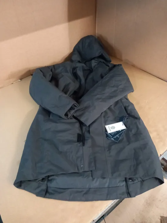 TOG24 BRAMHOPE ANTHRACITE SIZE 10 WATERPROOF DOWN FILLED  COAT