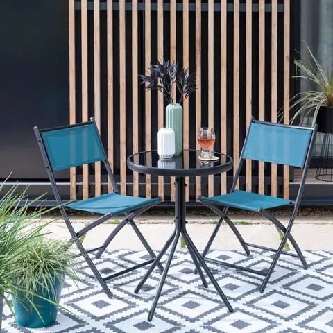 BOXED INNOVATORS PEACOCK BISTRO SET