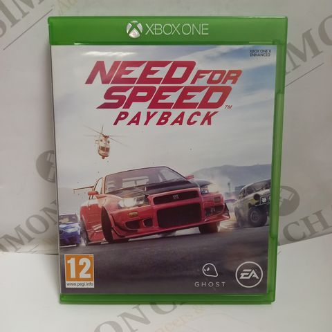 NEED FOR SPEED PAYBACK XBOX ONE GAME 