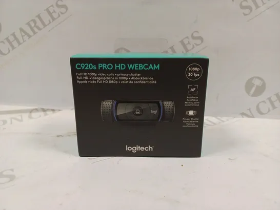 BOXED & SEALED LOGITECH C920S PRO HD WEBCAM 