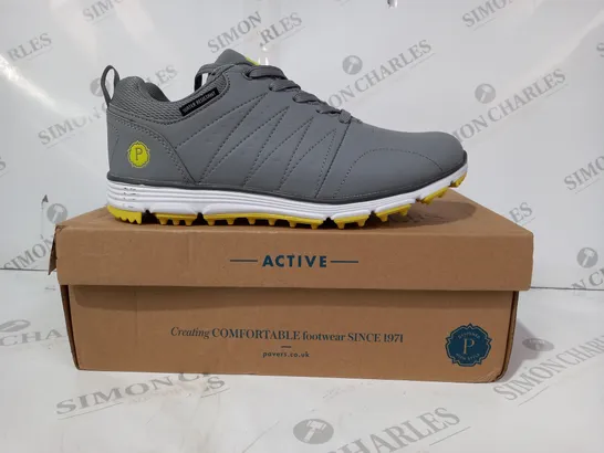 BOXED PAIR OF PAVERS ACTIVE SHOES IN GREY UK SIZE 8