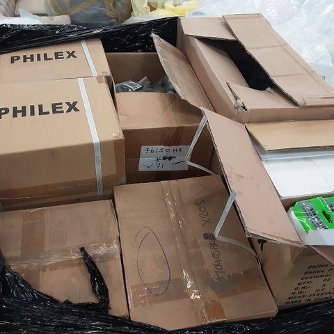 PALLET OF ASSORTED ELECTRICALS TO INCLUDE LANDLINE PHONE SOCKETS, BLANKING PLATES ETC