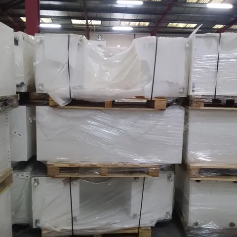 3 PALLETS OF ASSORTED WHITE PAINTED FURNITURE