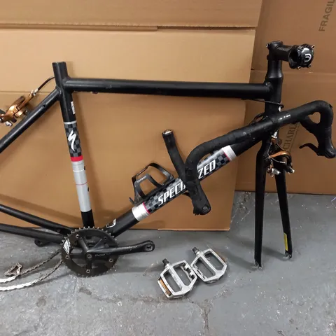 SPECIALIZED BICYCLE FRAME WITH ATTACHED COMPONENTS / COLLECTION ONLY