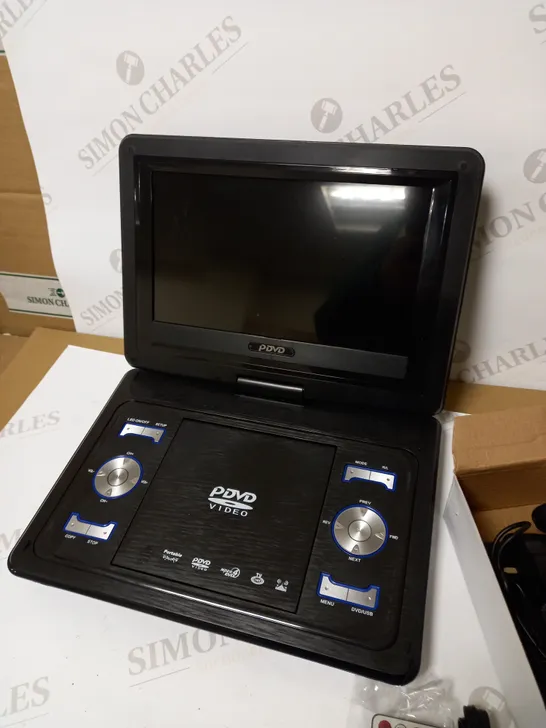 HAWKFORCE PORTABLE DVD PLAYER, LED SCREEN, REMOTE, 13.9" SCREEN 