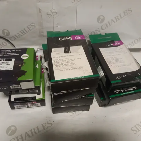 LOT OF 10 XBOX PLAY AND CHARGE KITS