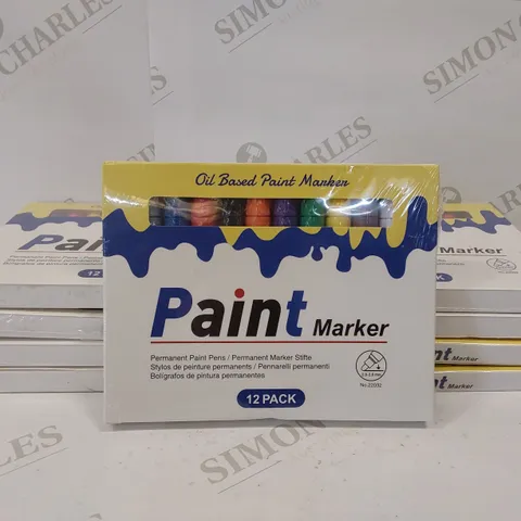 9 BRAND NEW PACKS OF 12 PAINT MARKERS 