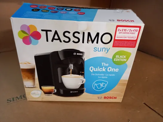 BOXED TASSIMO SUNY COFFEE MACHINE