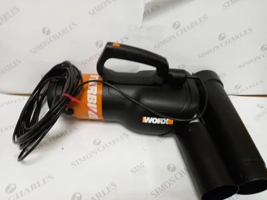 WORX WG518E AIR TURBINE CORDED LEAF BLOWER