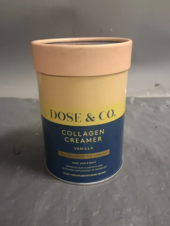 DOSE & CO 340G COLLAGEN CREAMER IN VANILLA