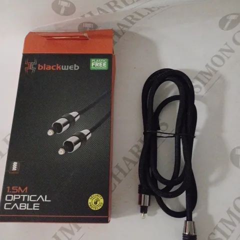 BLACK WEB 1.5M OPTICAL CABLE