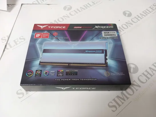 BOXED T-FORCE DDR4 GAMING XTREEM ARGB WHITE EDITION 