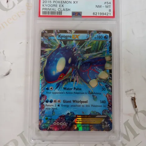 2015 POKEMON XY KYOGRE EX PRIMAL CLASH