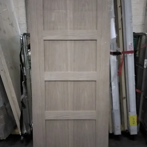 1981MM X 836MM 4 PANNEL SHAKER OAK VENEER INTERNAL DOOR