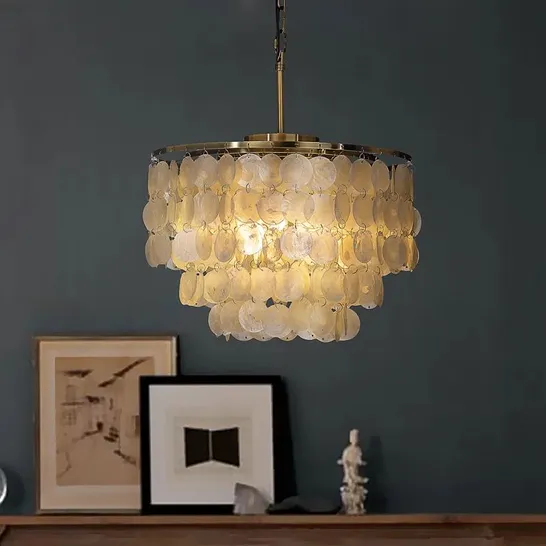 BOXED ALCINIA 3-LIGHT CHANDELIER 