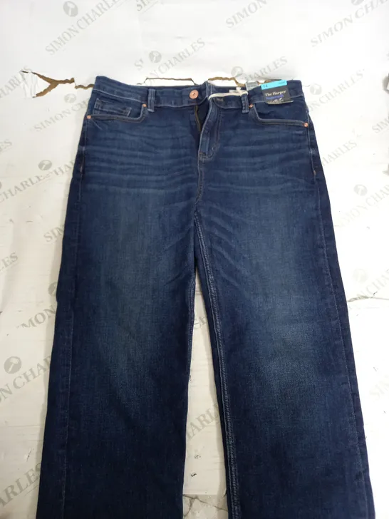 THE HARPER CIGARETTE DENIM JEANS - 14 SHORT