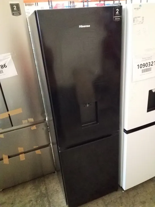 HISENSE 60CM FREESTANDING FRIDGE FREEZER BLACK - UNPROCESSED RAW RETURN 