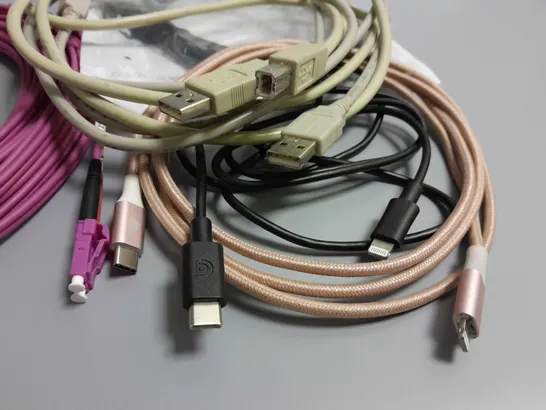 LOT OF 5 ASSORTED CABLES