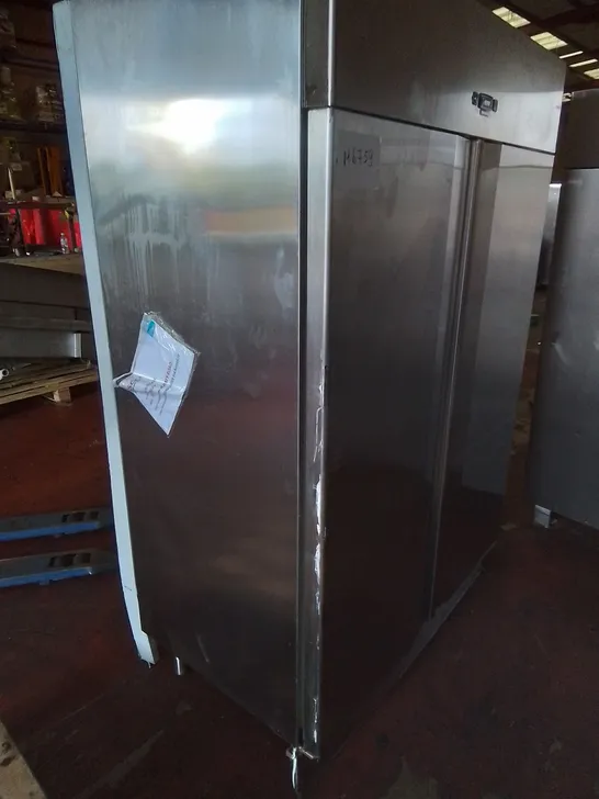 POLARIS COMMERCIAL SPA-TN-140 STAINLESS DOUBLE DOOR REFRIGERATED FOOD STORAGE UNIT