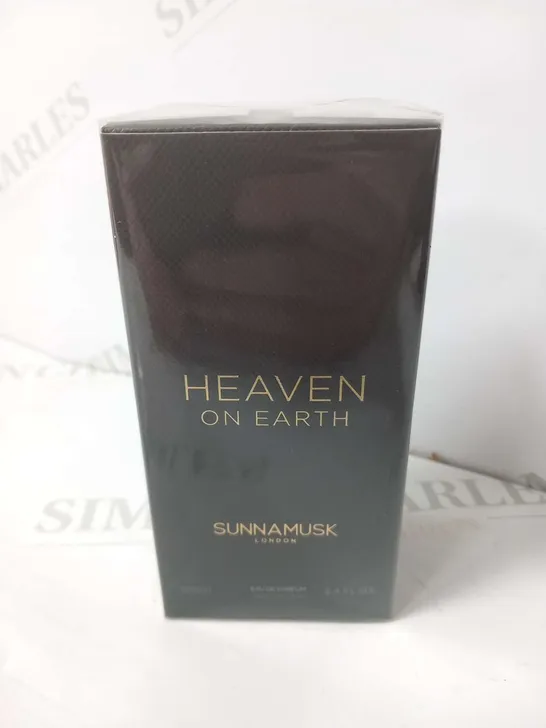 BOXED AND SEALED SUNNAMUSK LONDON HEAVEN ON EARTH 100ML