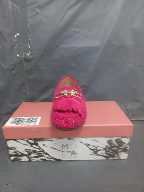 MODA IN PELLE FRANCESCA LOAFERS PINK SIZE 3