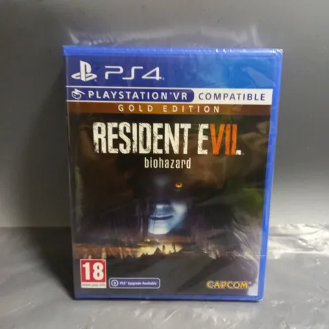 SEALED RESIDENT EVIL BIOHAZARD PLAYSTION VR GOLD EDITION PS4 GAME 18+