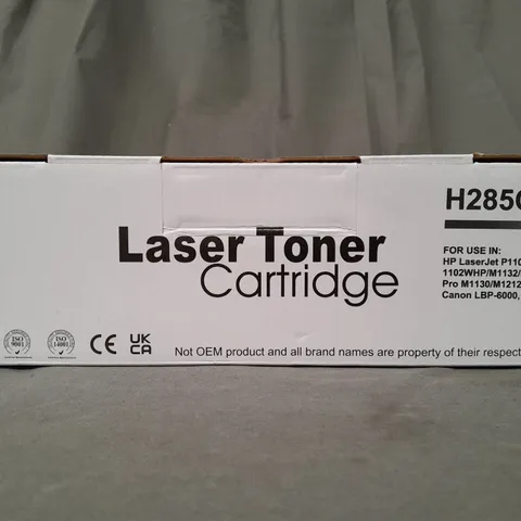 BOXED UNBRANDED H285CU LASER TONER CARTRIDGE IN BLACK