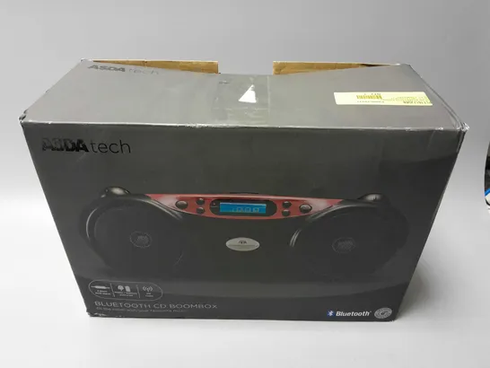 BOXED BLUETOOTH CD BOOMBOX