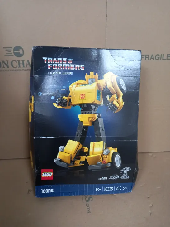 BOXED LEGO TRANSFORMERS BUMBLEBEE SET - 10338 RRP £79.99