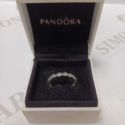 PANDORA SILVER CHAIN RING