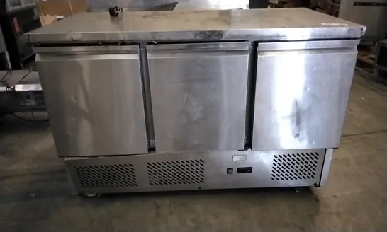 INTERLEVIN 3 DOOR COUNTER FRIDGE 