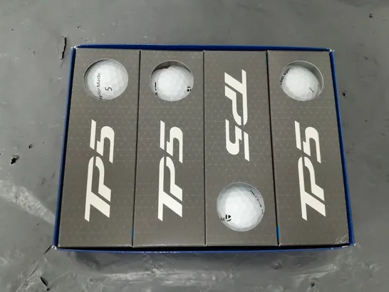 BOXED TAYLORMADE TP5 GOLF BALLS (QTY:12)