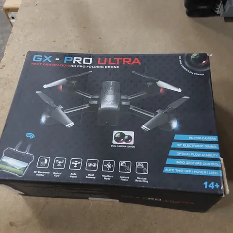 BOXED GX PRO ULTRA HD PRO FOLDING DRONE