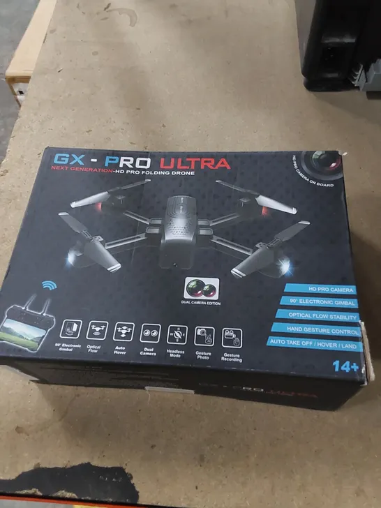 BOXED GX PRO ULTRA HD PRO FOLDING DRONE