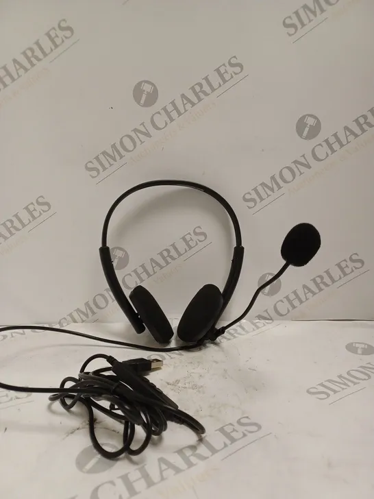 BOXED U15 USB HEADSET IN BLACK