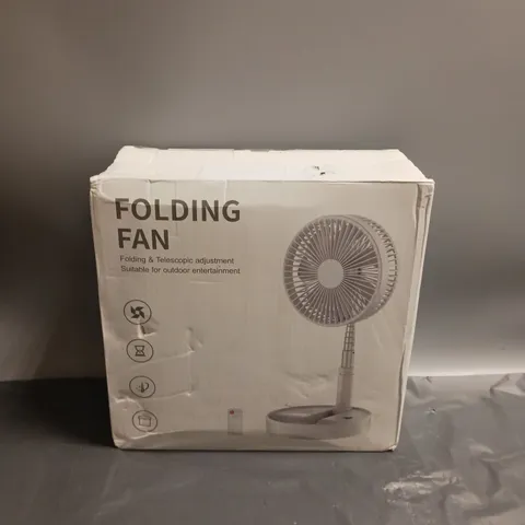 BOXED FOLDING FAN P9S FOLDING & TELESCOPIC ADJUSTMENT SUITABLE FOR OUTDOOR ENTERTAINMENT 