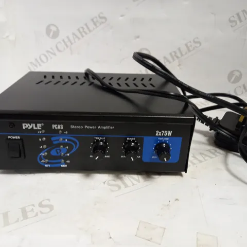 PYLE USA PCA3 2 X 75W STEREO POWER AMPLIFIER