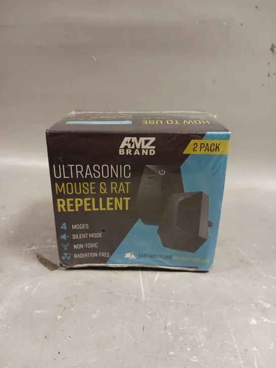 BOXED SEALED AMZ BRAND ULTRASONIC MOUSE & RAT REPELLENT 