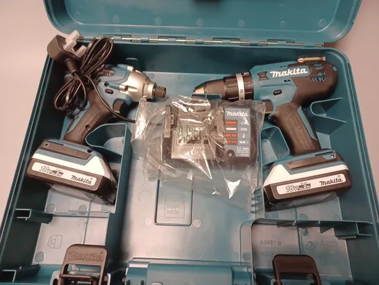 MAKITA 18V G-SERIES COMBI & IMPACT DRIVER KIT RRP £179.99