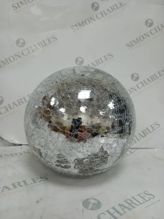 20CM BATTERY OPERATED LIT CRACKLE EFFECT BALL  RRP £21.99