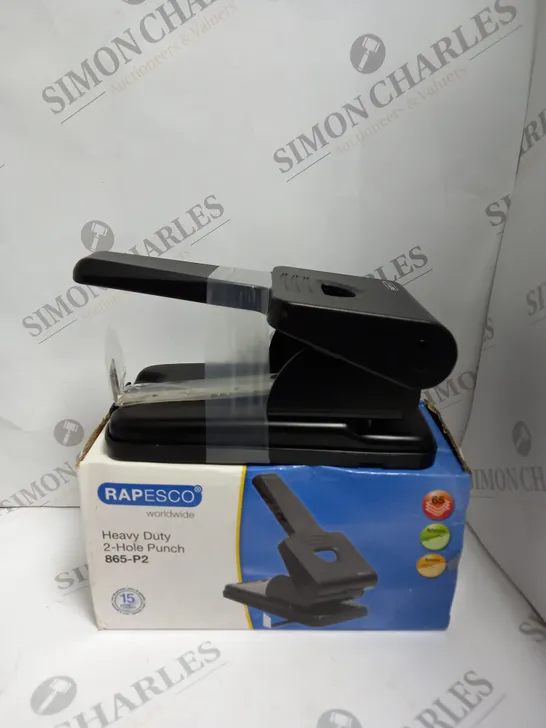 BOXED RAPESCO HEAVY DUTY 2-HOLE PUNCH 