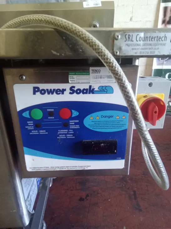 POWER SOAK DISHWASHING UNIT 