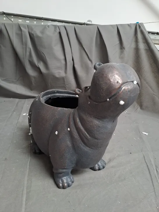 OUTLET MY GARDEN STORIES HIPPO PLANTER