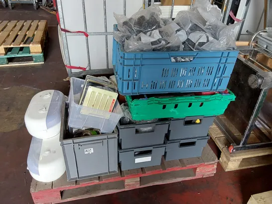 PALLET OF ASSORTED UNPROCESSED CONSUMER/COMMERCIAL GOODS 