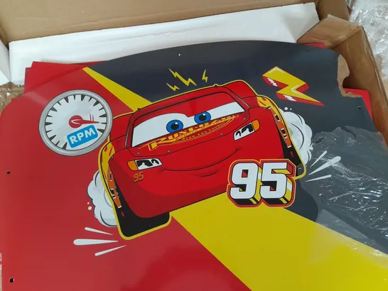 BOXED DISNEY PIXAR LIGHTENING MCQUEEN TODDLER BED - COLLECTION ONLY  RRP £199.99