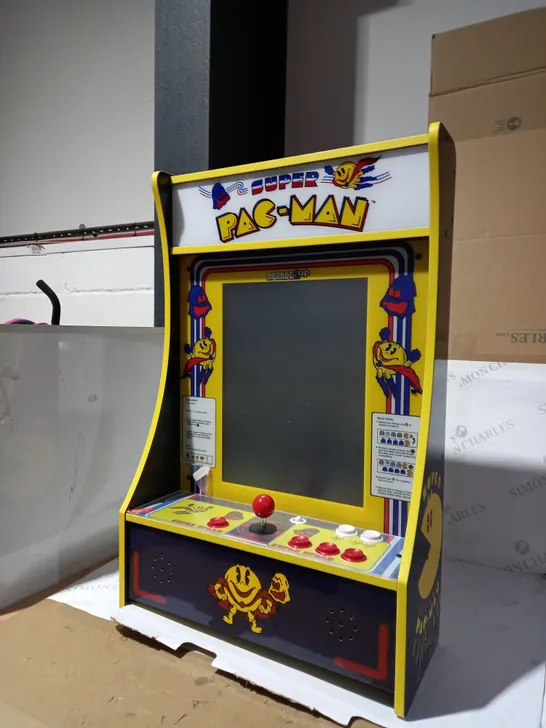 ARCADE1UP PARTYCADE PLUS 17" LCD MACHINE - SUPER PACMAN