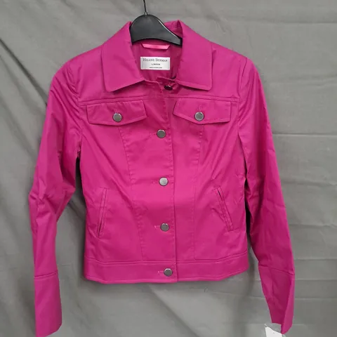 HELENE BERMAN LONDON LADIES PINK JACKET SIZE 8