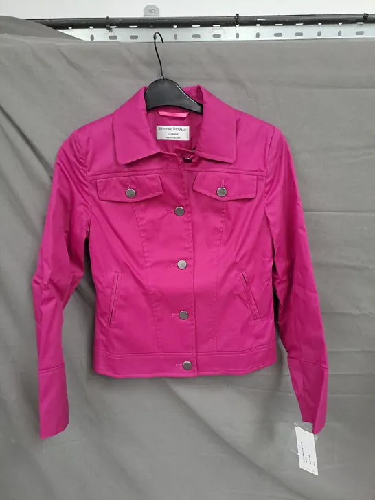 HELENE BERMAN LONDON LADIES PINK JACKET SIZE 8