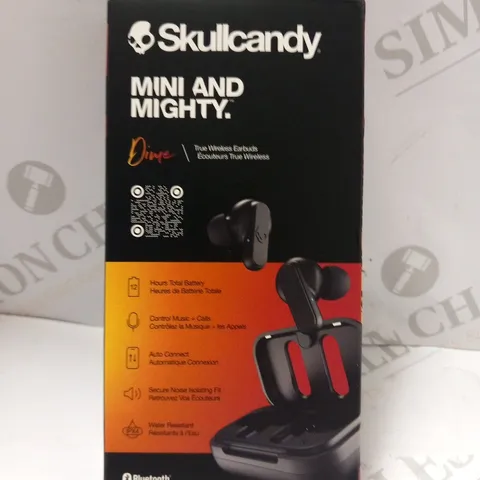 BOXED SKULLCANDY MINI AND MIGHTY DINGE TRUE WIRELESS EARBUDS